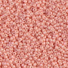 Miyuki rocailles Perlen 11/0 - Opaque salmon luster 11-596 